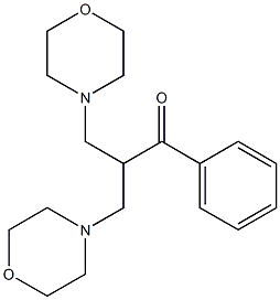 3-Morpholino-2-(morpholinomethyl)-1-phenyl-1-propanone