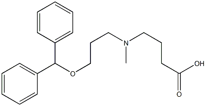 4-[Methyl[3-(benzhydryloxy)propyl]amino]butanoic acid