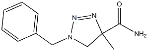 4,5-Dihydro-4-methyl-1-benzyl-1H-1,2,3-triazole-4-carboxamide