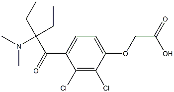 [2,3-Dichloro-4-[2-ethyl-2-(dimethylamino)butyryl]phenoxy]acetic acid