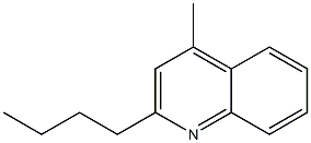 2-Butyl-4-methylquinoline,,结构式