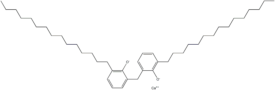 Calcium 2,2'-methylenebis(6-pentadecylphenoxide) Struktur