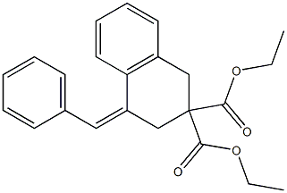 (Z)-4-Benzylidenetetralin-2,2-dicarboxylic acid diethyl ester|