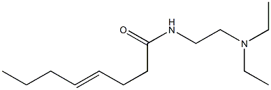 N-[2-(Diethylamino)ethyl]-4-octenamide Struktur