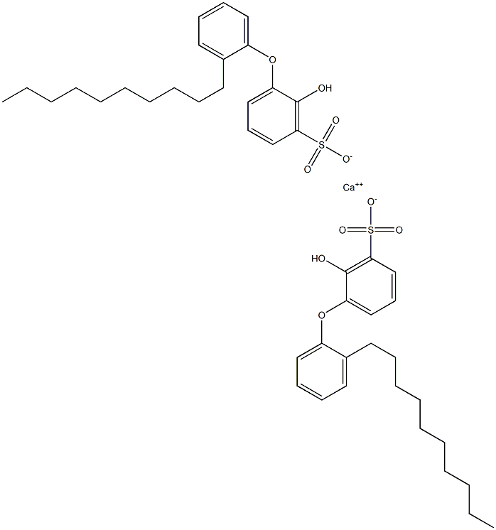 Bis(2-hydroxy-2'-decyl[oxybisbenzene]-3-sulfonic acid)calcium salt