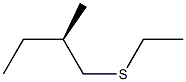 [R,(-)]-Ethyl 2-methylbutyl sulfide Struktur