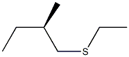 [R,(-)]-Ethyl 2-methylbutyl sulfide,,结构式