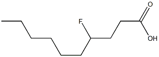 4-Fluorocapric acid Structure