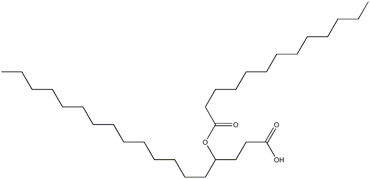 4-Tridecanoyloxyoctadecanoic acid Structure