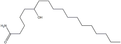 6-Hydroxyoctadecanamide Structure