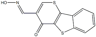 3-[(Hydroxyimino)methyl]-4H-thiopyrano[3,2-b][1]benzothiophen-4-one Structure