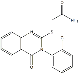 2-(2-Amino-2-oxoethylthio)-3-(2-chlorophenyl)-quinazolin-4(3H)-one