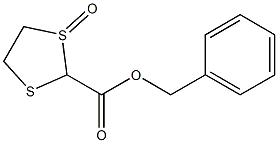 2-Benzyloxycarbonyl-1,3-dithiolane 1-oxide Struktur