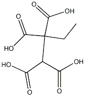 Butane-1,1,2,2-tetracarboxylic acid,,结构式