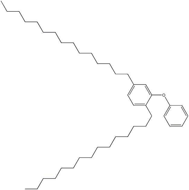 2,5-Dipentadecyl[oxybisbenzene],,结构式