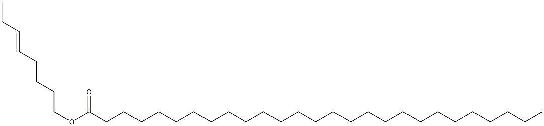 Heptacosanoic acid 5-octenyl ester Structure