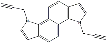 3,8-Dihydro-3,8-bis(2-propynyl)indolo[7,6-g]indole