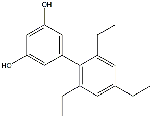 5-(2,4,6-Triethylphenyl)benzene-1,3-diol