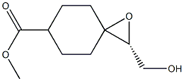 (2R)-2-(Hydroxymethyl)-1-oxaspiro[2.5]octane-6-carboxylic acid methyl ester,,结构式