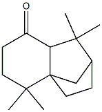 1,1,5,5-Tetramethyloctahydro-2,4a-methanonaphthalen-8-one,,结构式