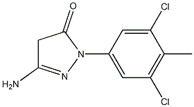3-Amino-1-(3,5-dichloro-4-methylphenyl)-5(4H)-pyrazolone