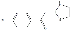 (E)-1-(4-Chlorophenyl)-2-(thiazolidin-2-ylidene)ethanone