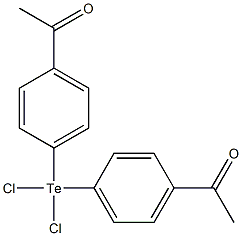 Bis(4-acetylphenyl)dichlorotellurium(IV)