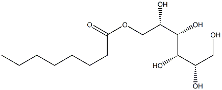 L-Mannitol 1-octanoate Structure