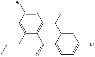 Propyl(4-bromophenyl) sulfoxide 结构式