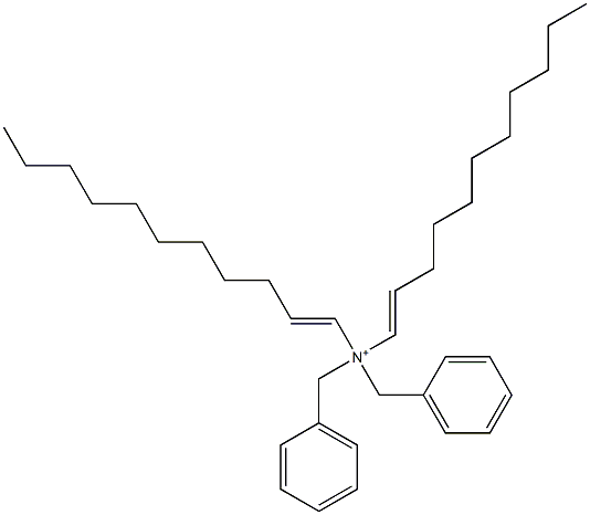 Di(1-undecenyl)dibenzylaminium Structure