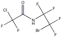 N-(2-Bromo-1,1,2,2-tetrafluoroethyl)chlorodifluoroacetamide Struktur