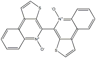 4,4'-Bi(thieno[2,3-c]quinoline)5,5'-dioxide,,结构式