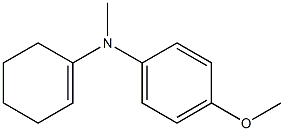 N-(1-Cyclohexen-1-yl)-N-methyl-4-methoxyaniline