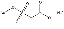 [S,(+)]-2-(Sodiosulfo)propionic acid sodium salt Struktur