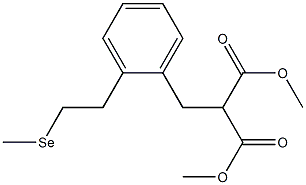 [2-[2-(Methylseleno)ethyl]benzyl]malonic acid dimethyl ester