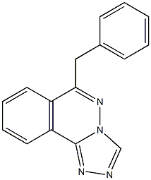 6-Benzyl-1,2,4-triazolo[3,4-a]phthalazine,,结构式