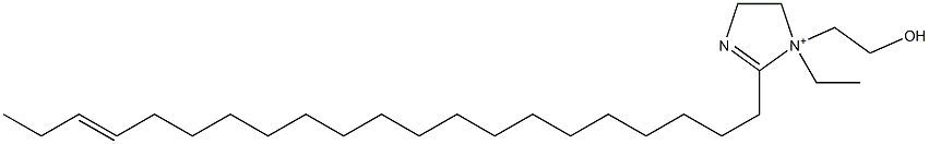 1-Ethyl-2-(18-henicosenyl)-1-(2-hydroxyethyl)-2-imidazoline-1-ium Structure