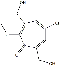 5-Chloro-3,7-bis(hydroxymethyl)-2-methoxycyclohepta-2,4,6-trien-1-one|