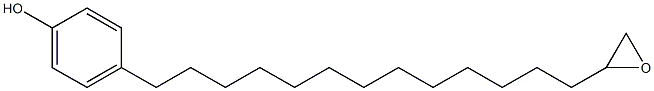 4-(13-Oxiranyltridecyl)phenol Structure