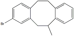 8-Bromo-5,6,11,12-tetrahydro-5-methyldibenzo[a,e]cyclooctene Structure