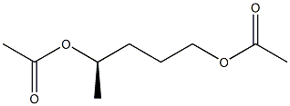 [R,(-)]-1,4-Pentanediol diacetate Structure