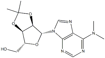 N,N-Dimethyl-2'-O,3'-O-(isopropylidene)adenosine 结构式