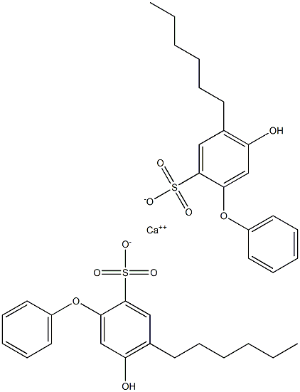 Bis(5-hydroxy-4-hexyl[oxybisbenzene]-2-sulfonic acid)calcium salt