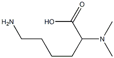 6-Amino-2-dimethylaminohexanoic acid Structure