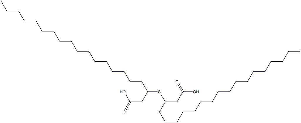 3,3'-Diheptadecyl[3,3'-thiodipropionic acid] Structure