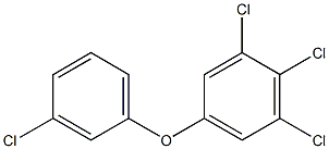 3,4,5-Trichlorophenyl 3-chlorophenyl ether Structure