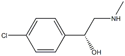 (R)-2-Methylamino-1-(4-chlorophenyl)ethanol Struktur