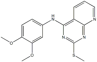 4-[3,4-Dimethoxyanilino]-2-(methylthio)pyrido[2,3-d]pyrimidine