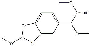 5-[(1R,2R)-1,2-Dimethoxypropyl]-2-methoxy-1,3-benzodioxole Structure
