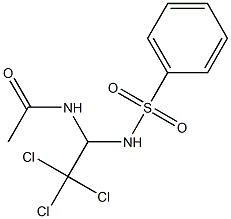 N-(1-Phenylsulfonylamino-2,2,2-trichloroethyl)acetamide